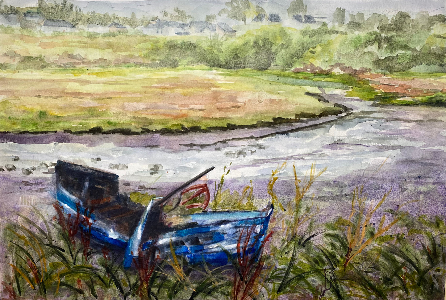 Burnt Out Boat