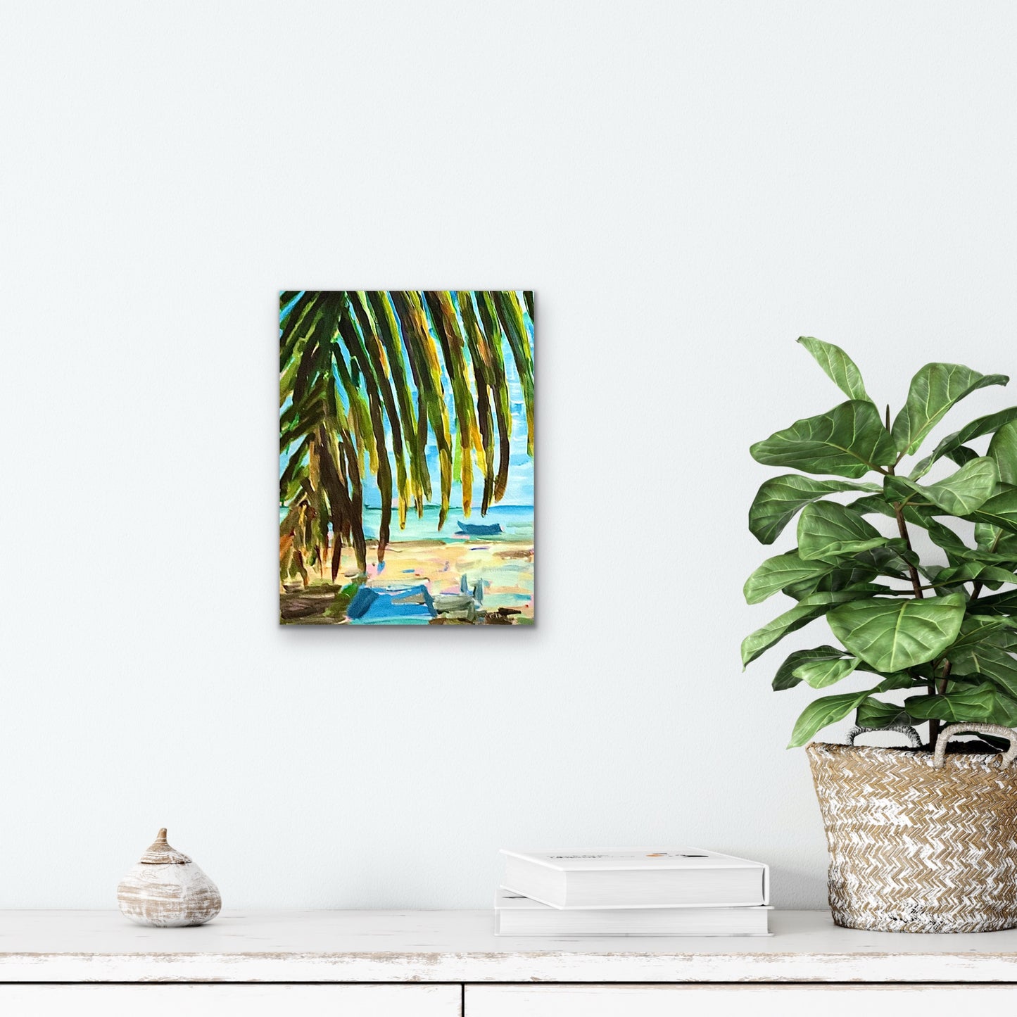 Caribbean Beach Palm Fronds