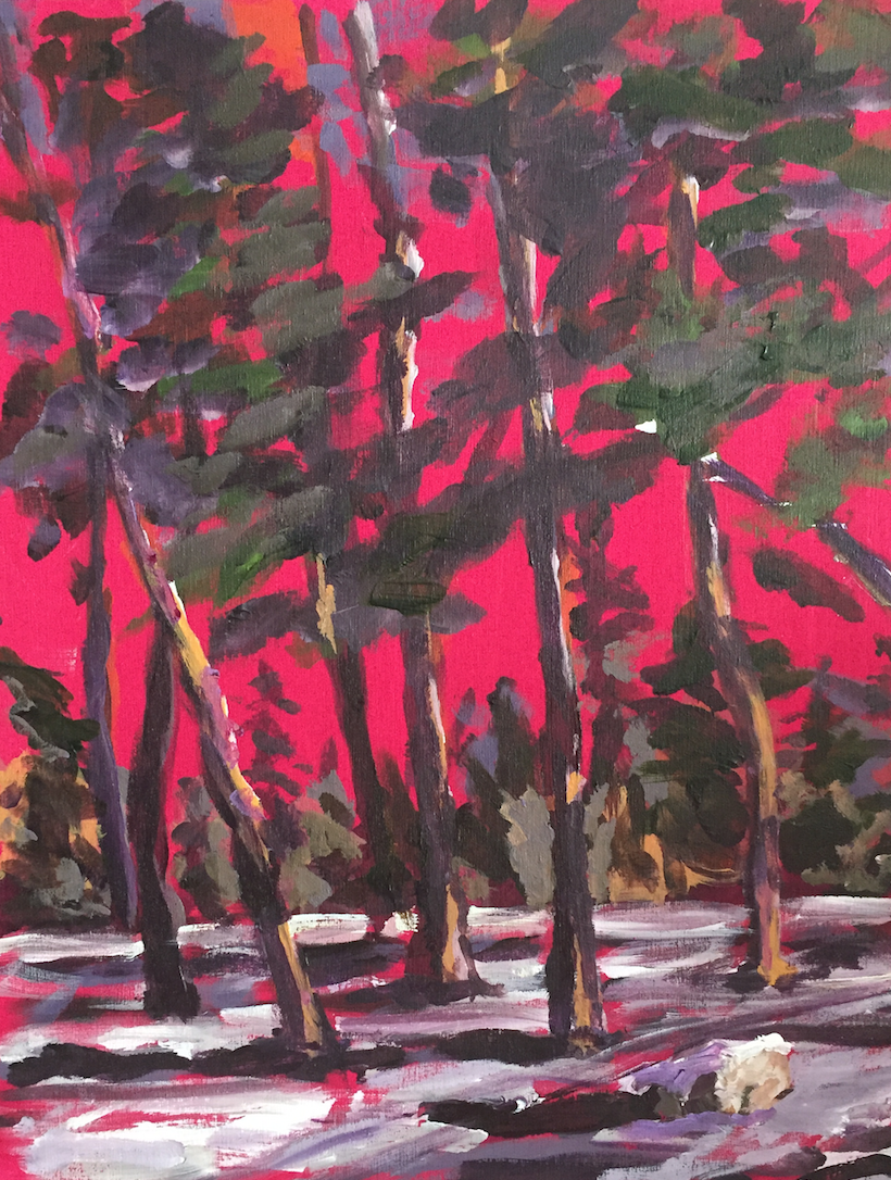 Winter in Red - North Leaside