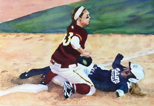 One Out Looking to Double Off At Second Base