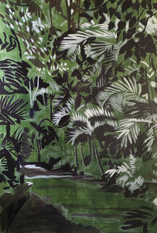 Pathway to the Fitness Centre Under the Palm Trees