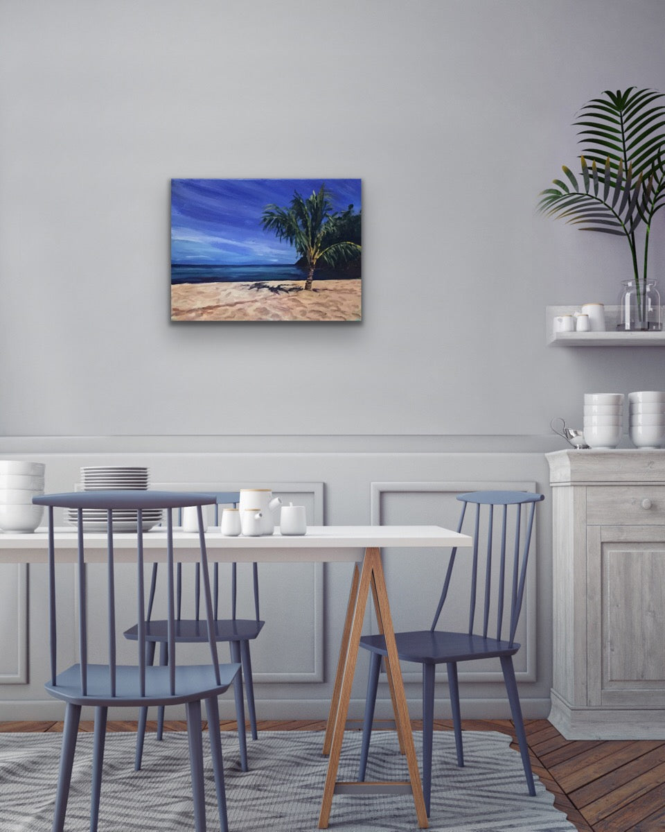 Palm Tree on San Souci Beach