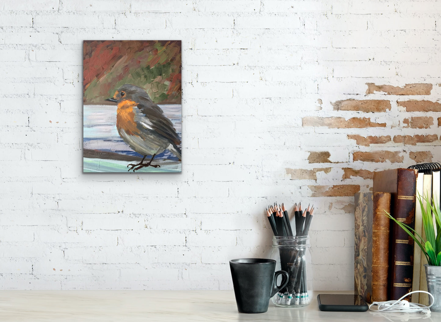 Red Robin at Talisker Distillery, Isle Of Skye