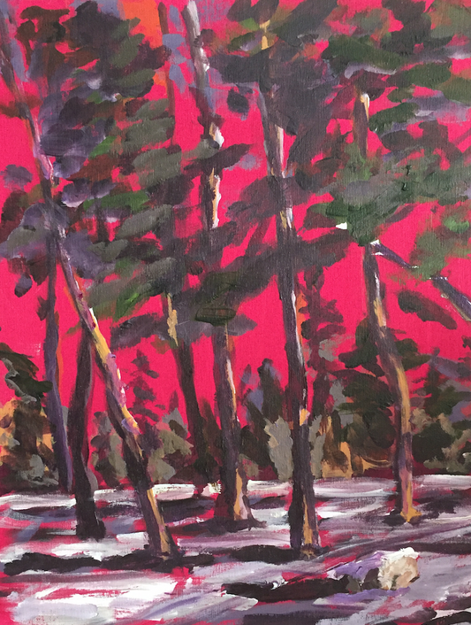 Winter in Red - North Leaside