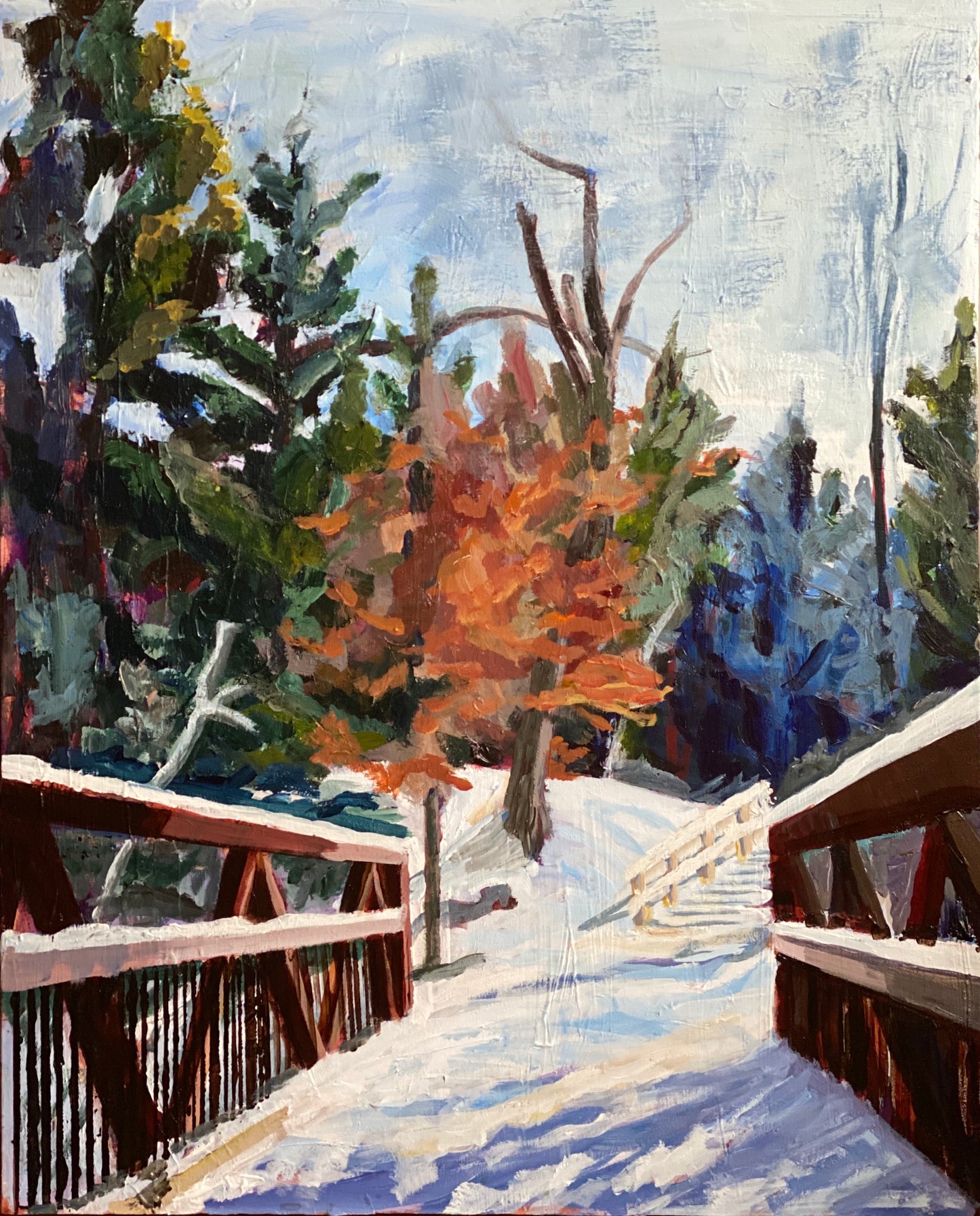 Serena Gundy  Bridge in Winter